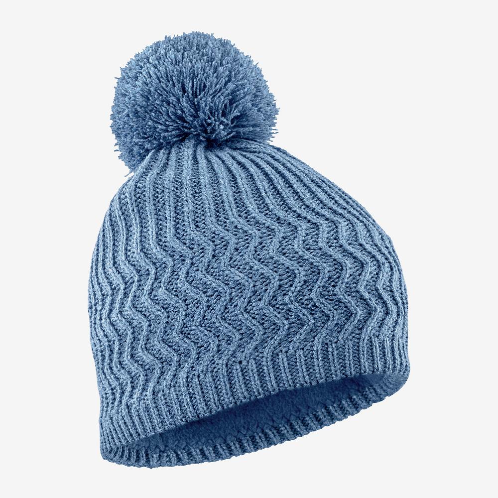 Gorros Salomon Hombre Azules - Salomon Argentina KUBA ,734206-DPX